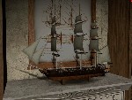 Screenshot (Das Schiffsmodell auf dem Kaminsims)