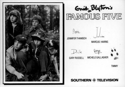 Autogrammkarte Fünf Freunde 1978