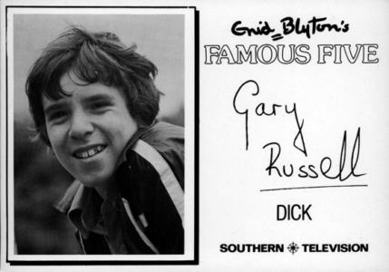 Autogrammkarte Gary Russell (Dick)