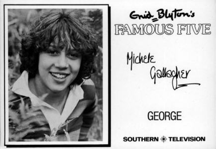 Autogrammkarte Michele Gallagher (George)